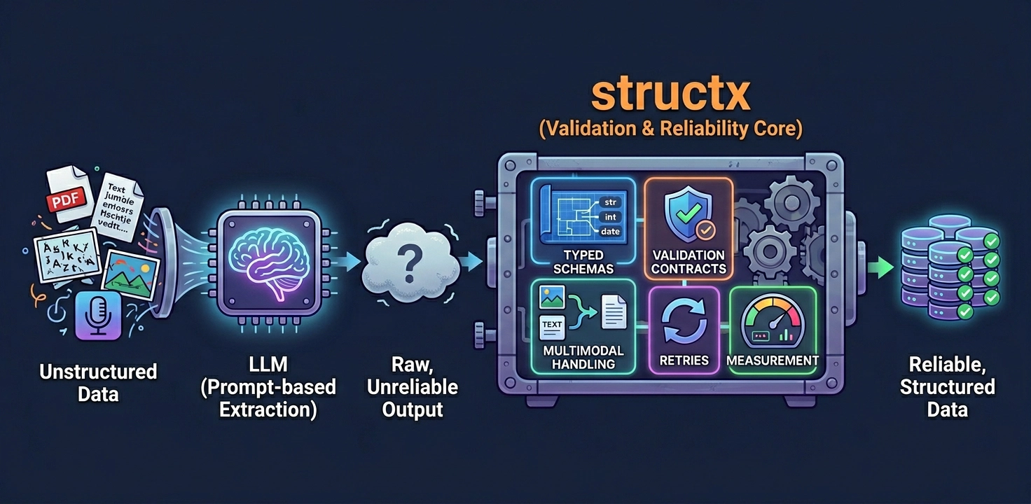 Structured LLM Extraction Is a Validation Problem