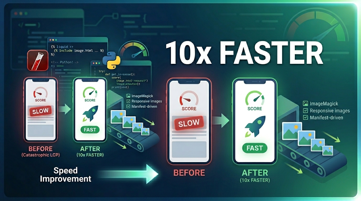 How I Made My Personal Website Almost 10x Faster with a Python Image Pipeline